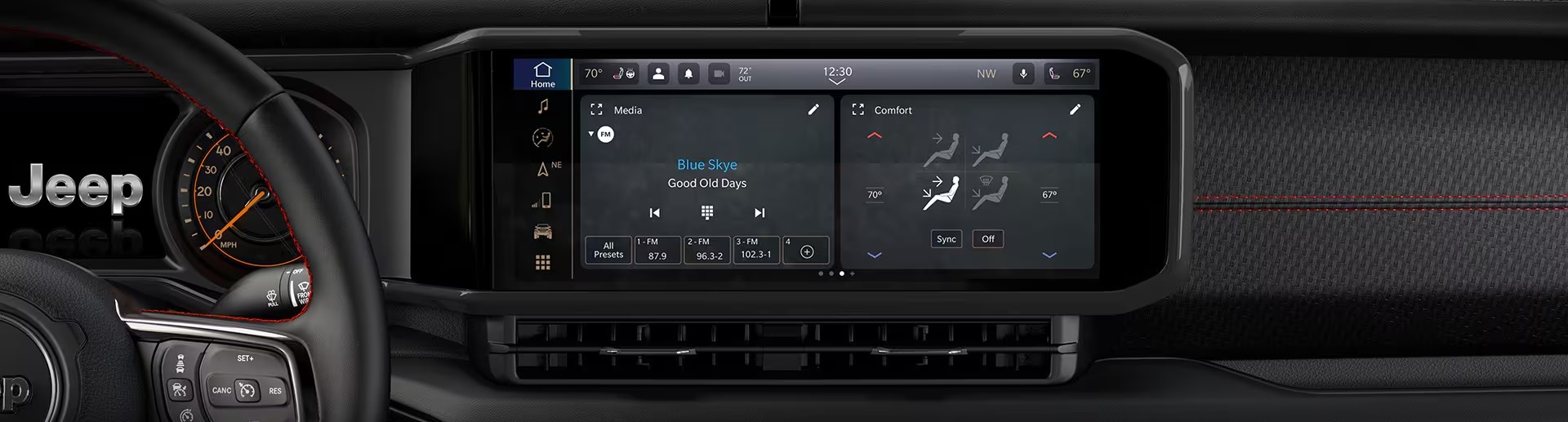 2024 Jeep Gladiator Dashboard