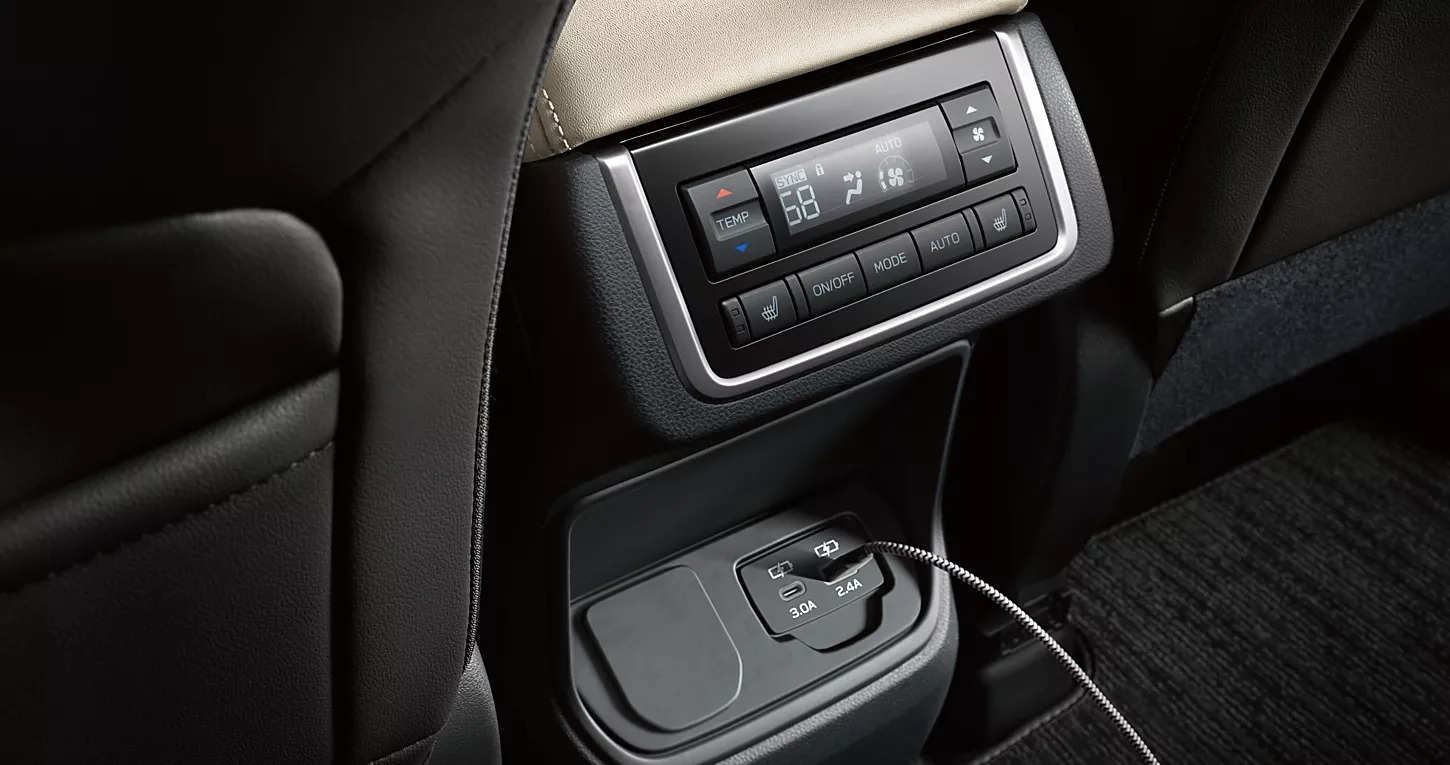2024 Subaru Ascent Rear Climate Controls