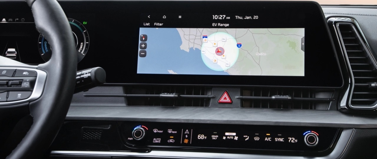 2024 Kia Sportage Plug-In Hybrid Driver Controls