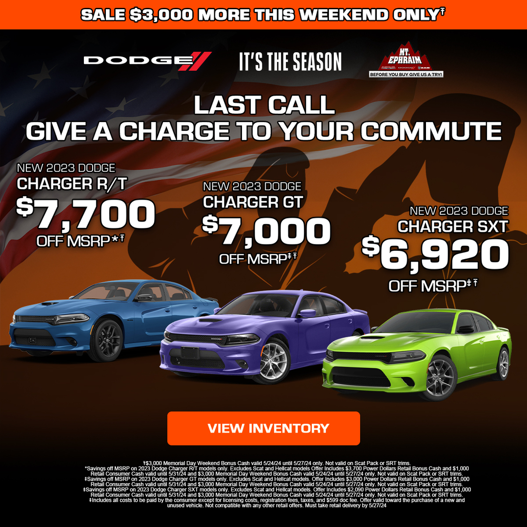 New Vehicle Specials Mt Ephraim Ram Dodge Chrysler Dealer