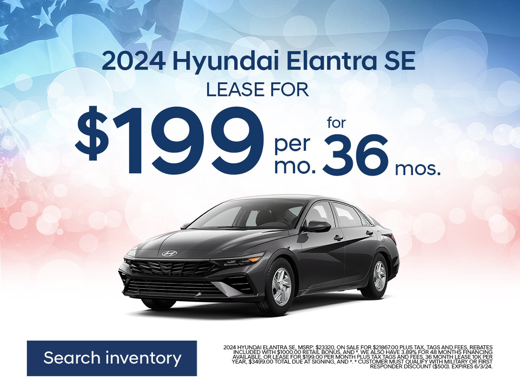 Hyundai Monthly Specials - Lehigh Valley Hyundai