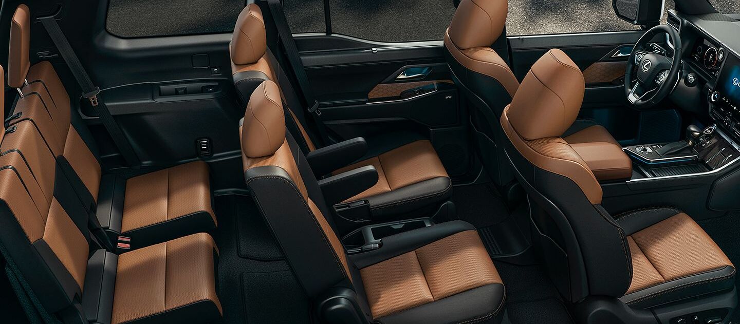 2024 Lexus GX 550 Seating Arrangement