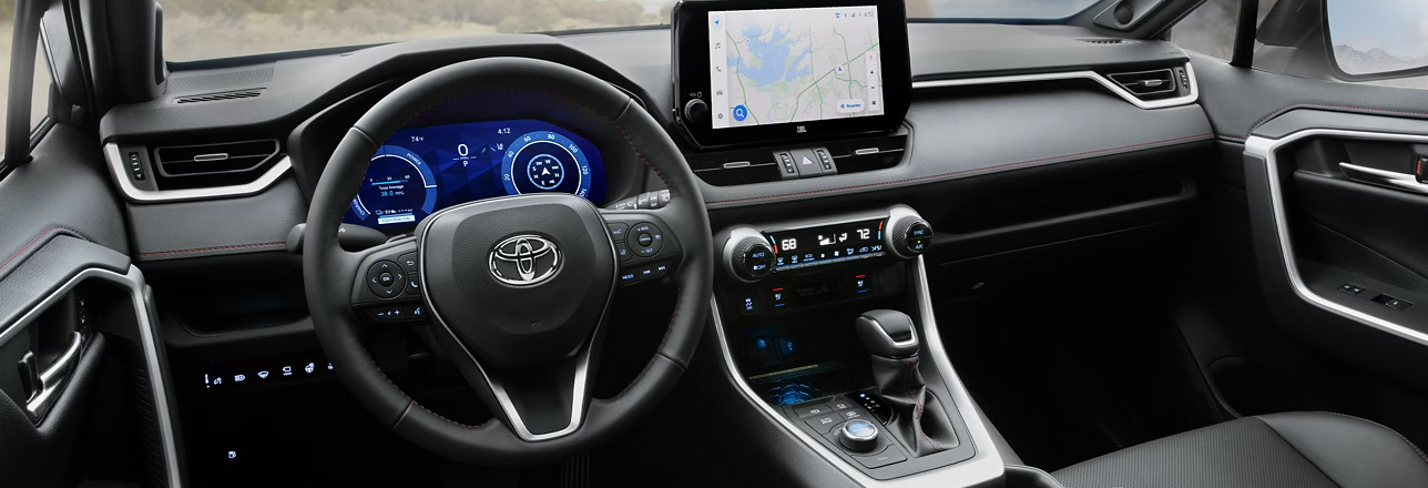 2024 Toyota RAV4 Prime Front-Row Controls