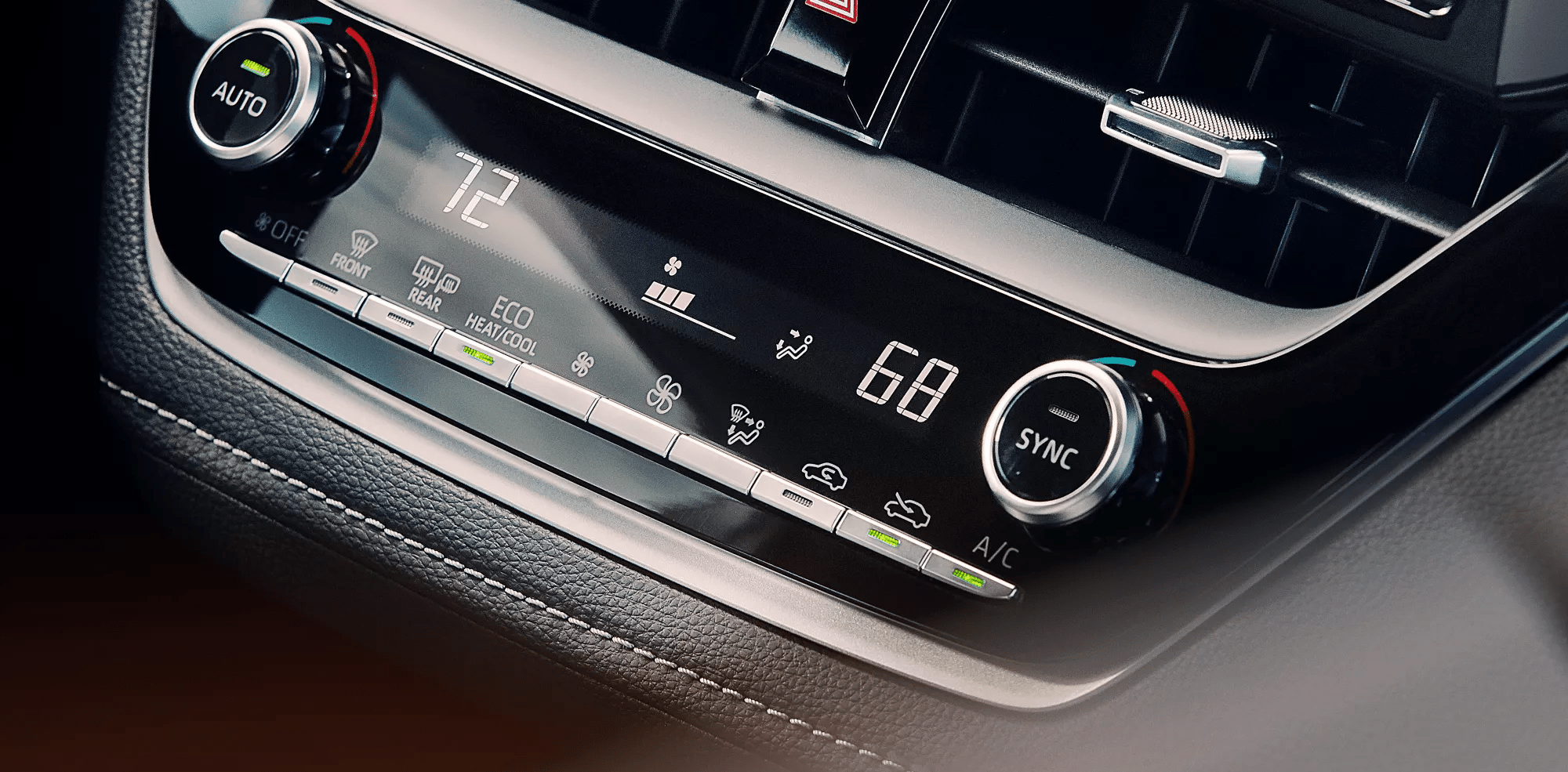 2025 Toyota Corolla Hatchback Climate Control Settings