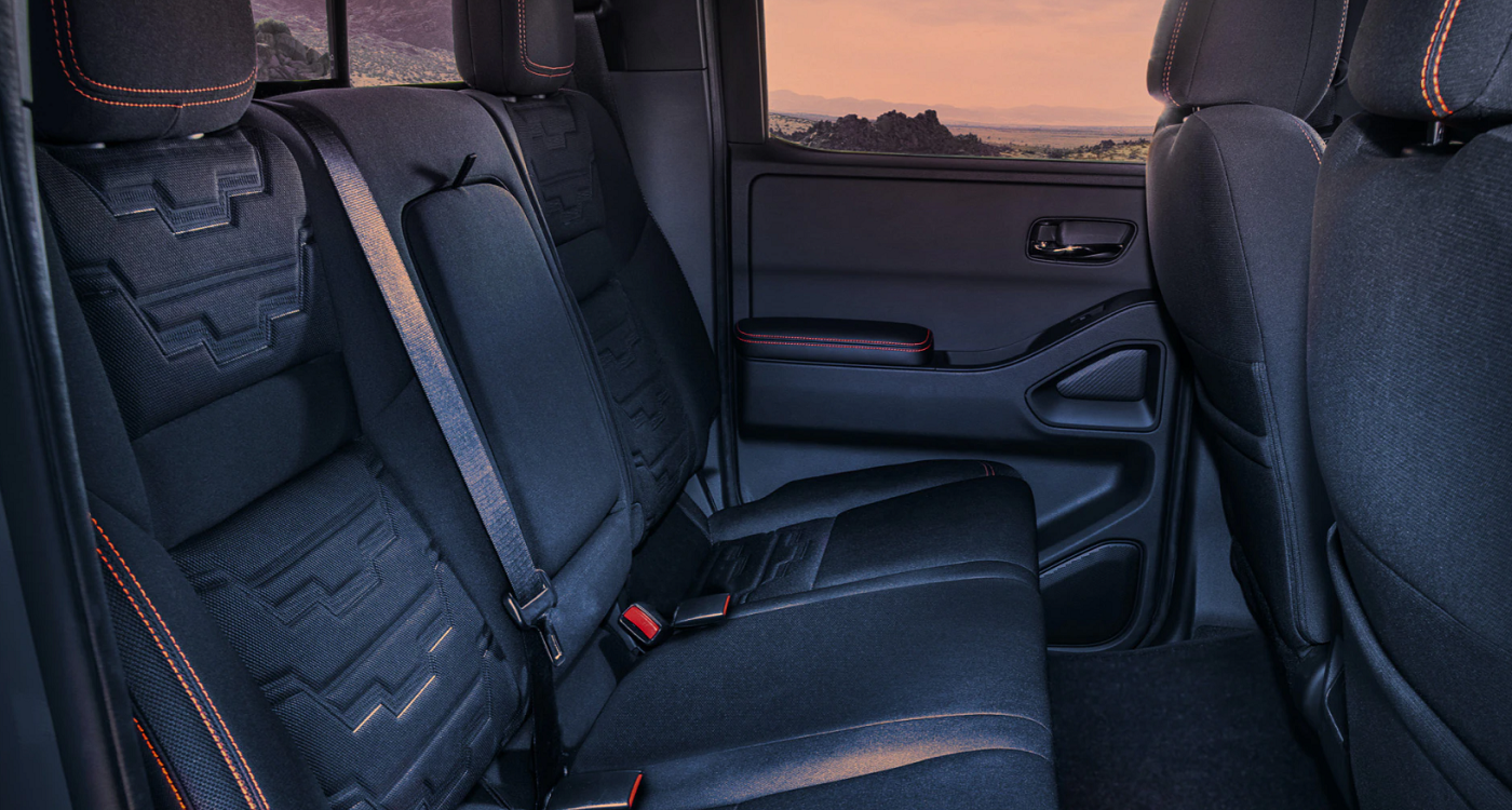 2024 Nissan Frontier Rear Seats