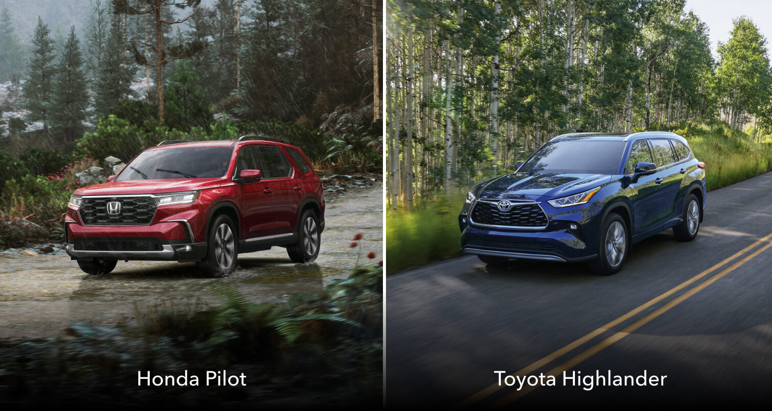 2024 Honda Pilot Vs. Toyota Highlander Detailed Comparison