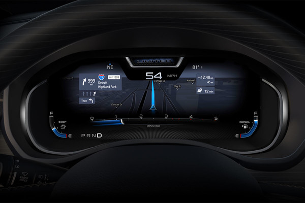 2024 Ram 5500 Chassis Digital Instrument Cluster