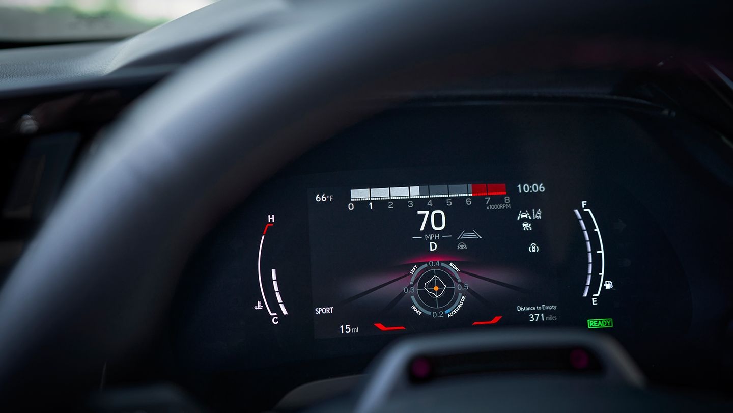 2024 RX 350 Instrumentation