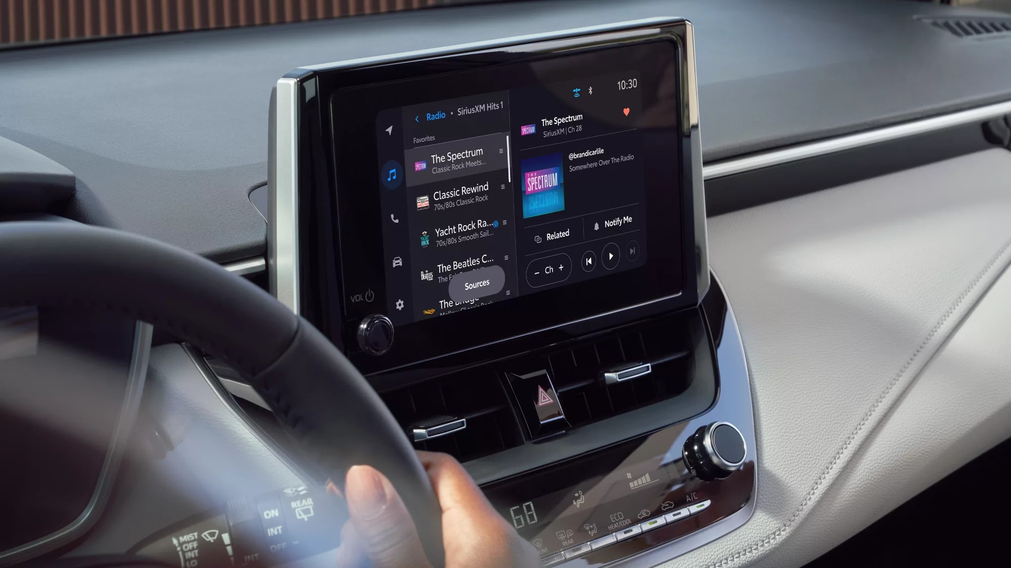 2025 Toyota Corolla Hatchback Touchscreen