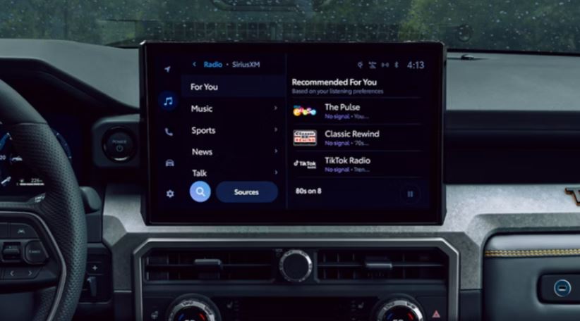 2025 Toyota 4Runner Touchscreen