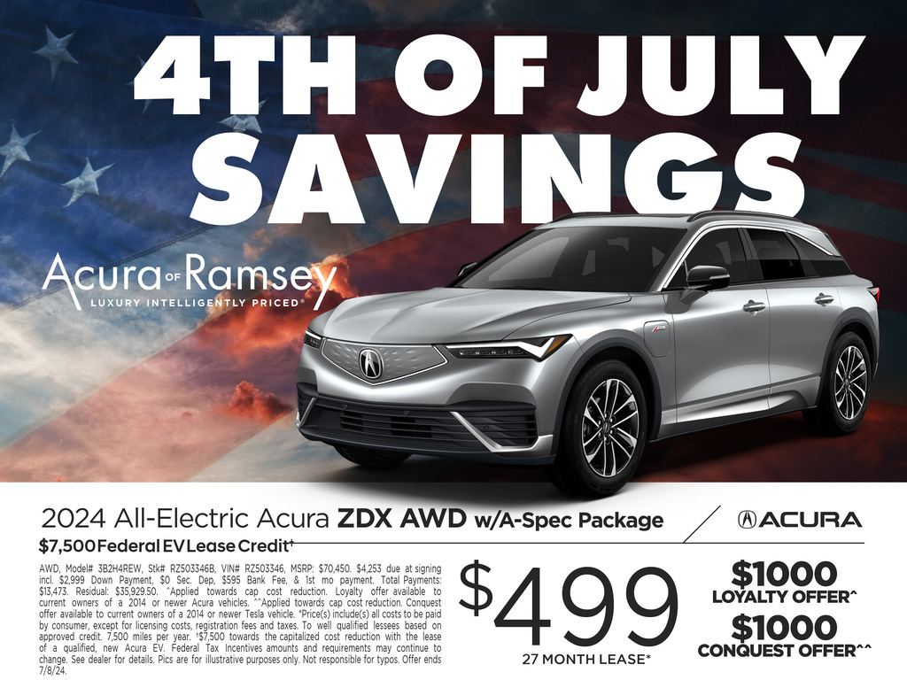 New Acura Lease & Finance Specials in Ramsey, NJ Acura of Ramsey