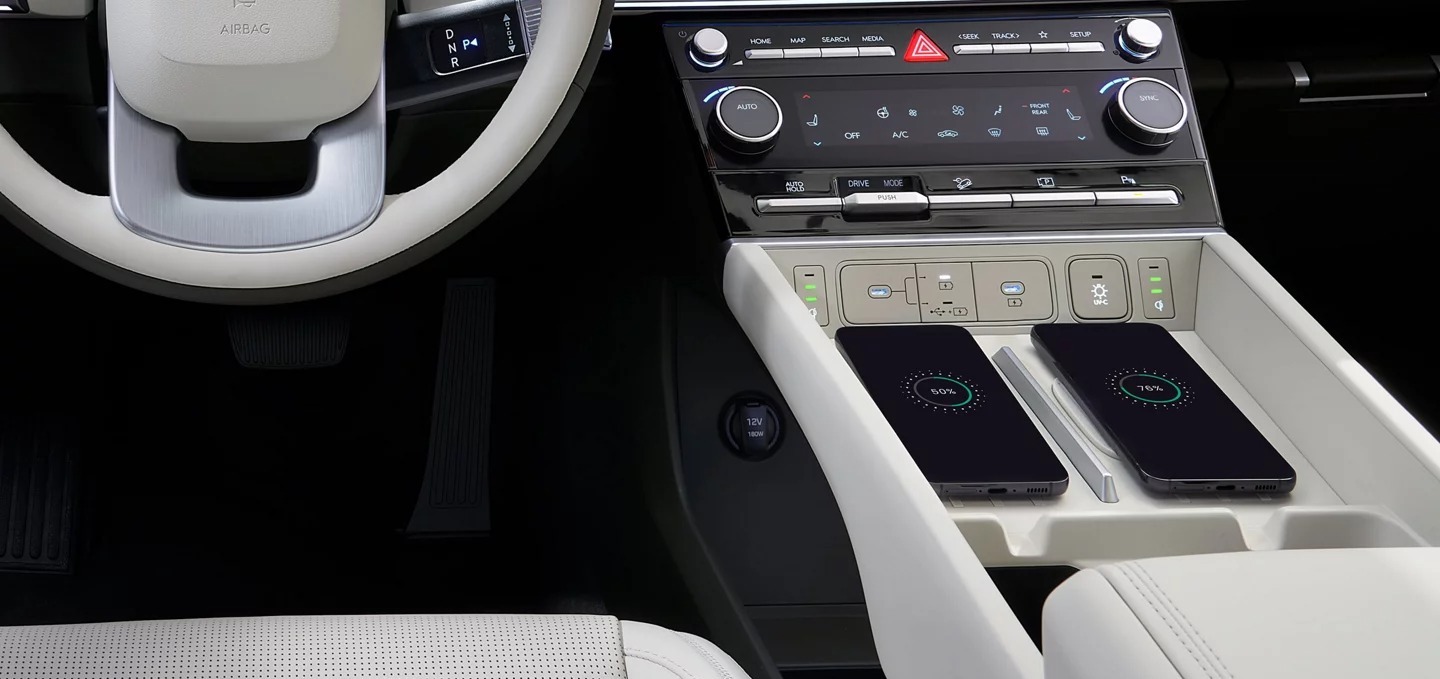 2024 Hyundai SANTA FE Dual Wireless Device Charging