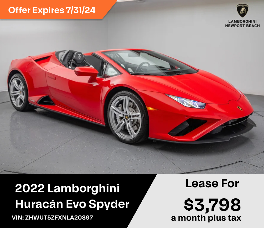 Lease & Finance Specials at Lamborghini Newport Beach - Lamborghini ...