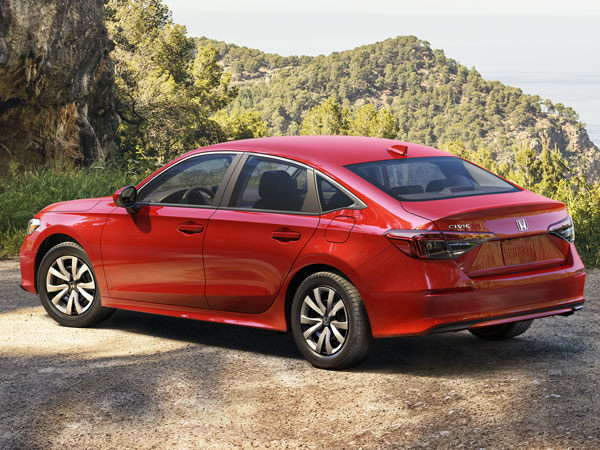 2025 Honda Civic Sedan Rear Angle