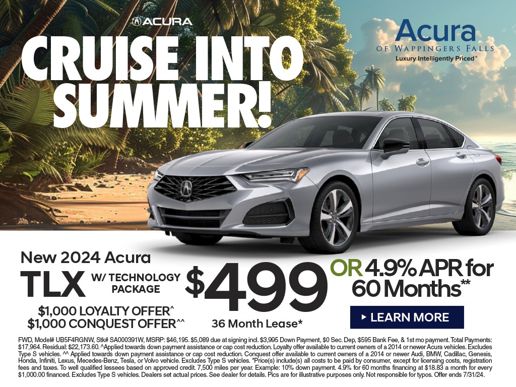 New Vehicle Specials - Acura of Wappingers Falls