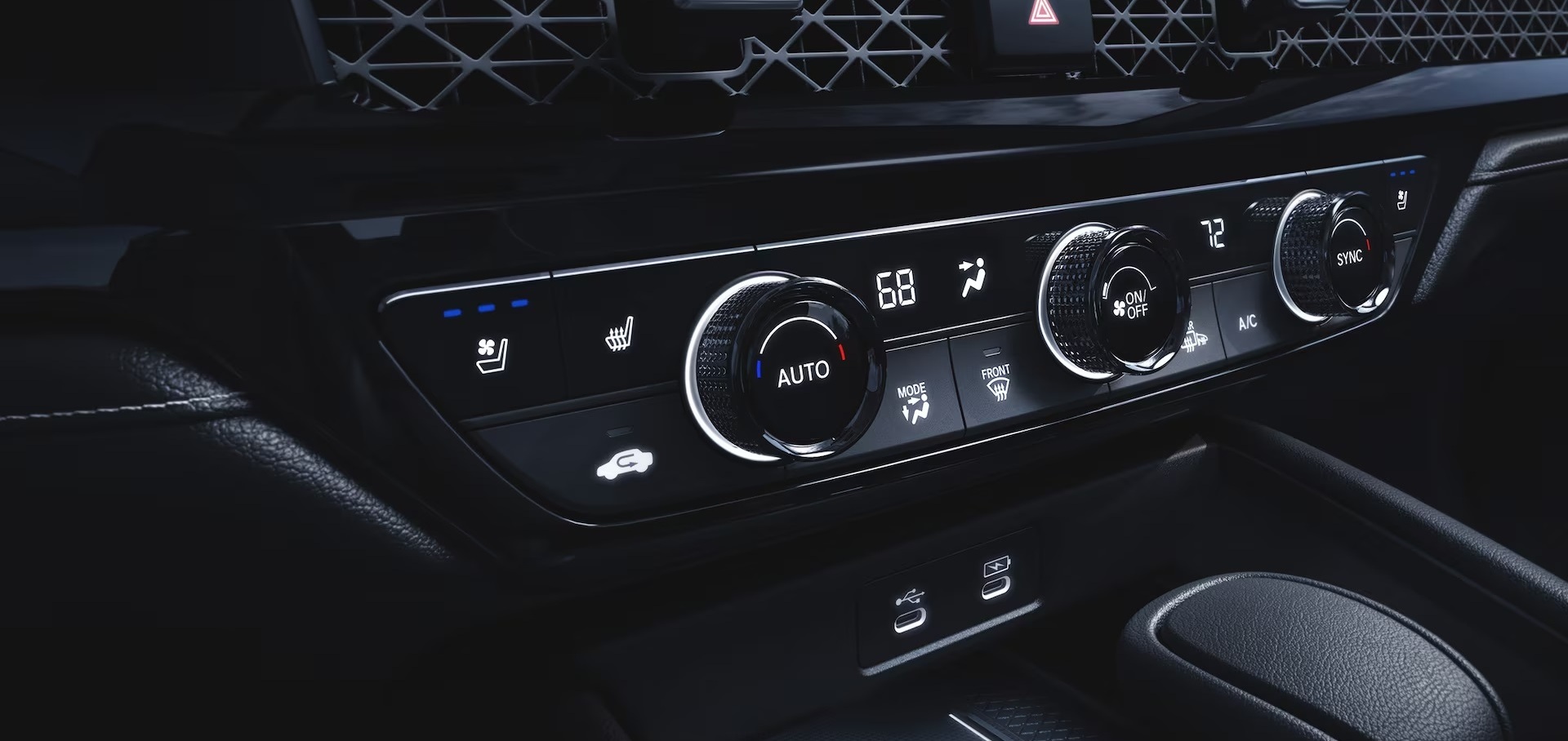 2024 Honda Accord Climate Control Center