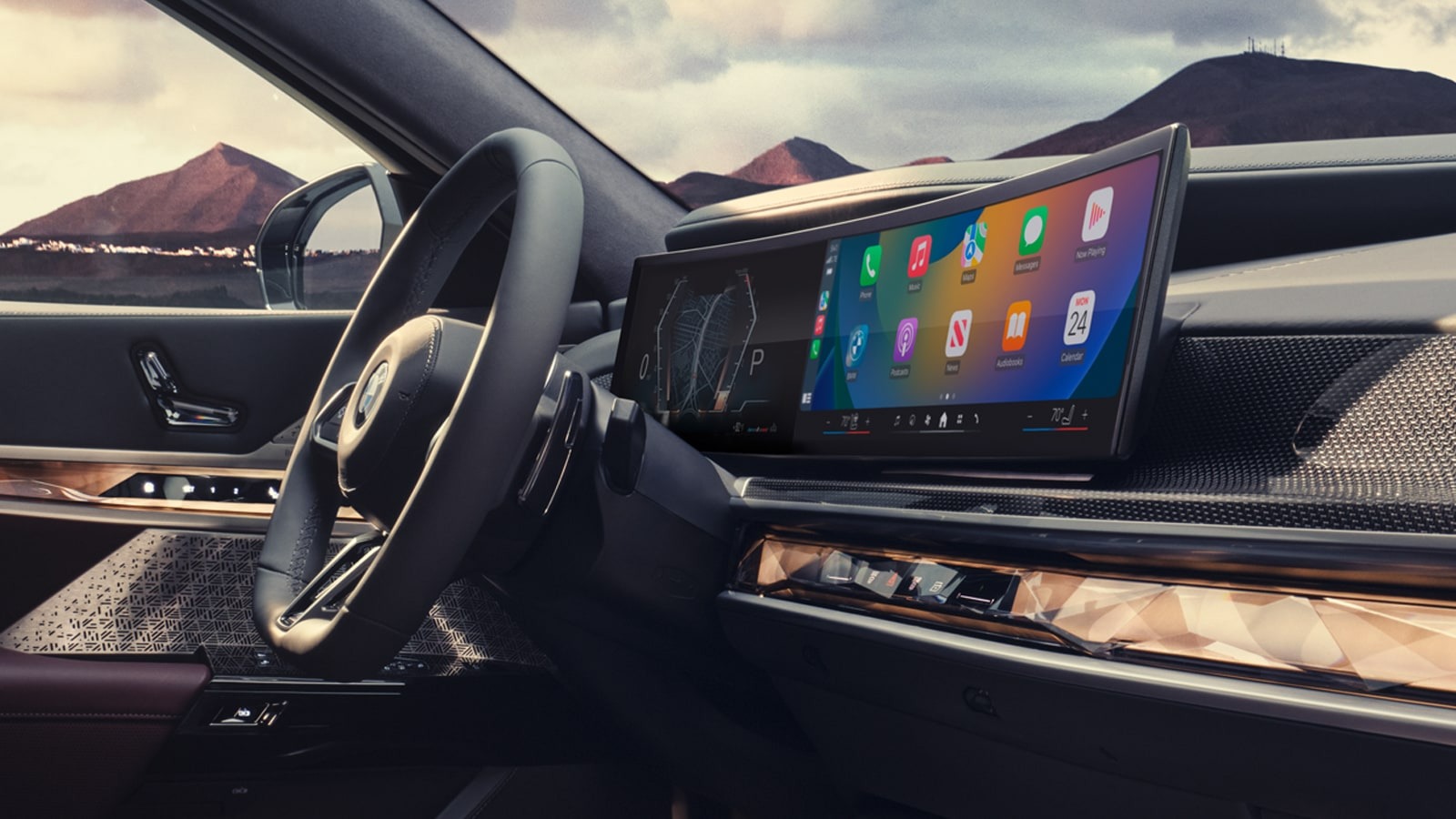 2024 BMW 7 Series Sedan Infotainment Screen