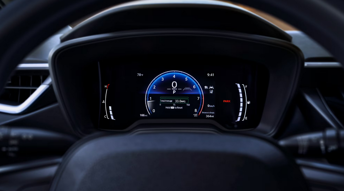 2025 Toyota Corolla Hatchback Digital Instrument Cluster