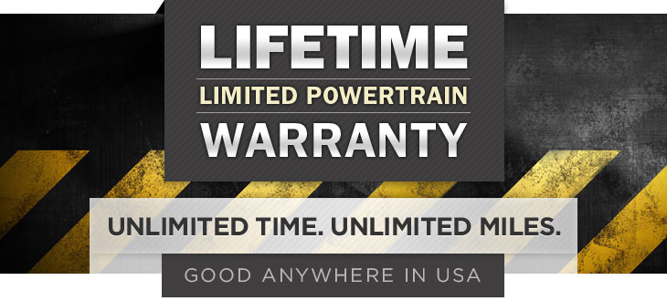Lifetime Limited Powertrain Warranty