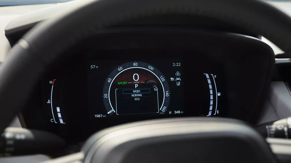 2025 Toyota Corolla FX Information Display