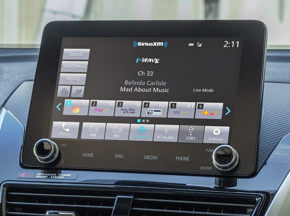 2024 Mitsubishi Eclipse Cross Infotainment Panel