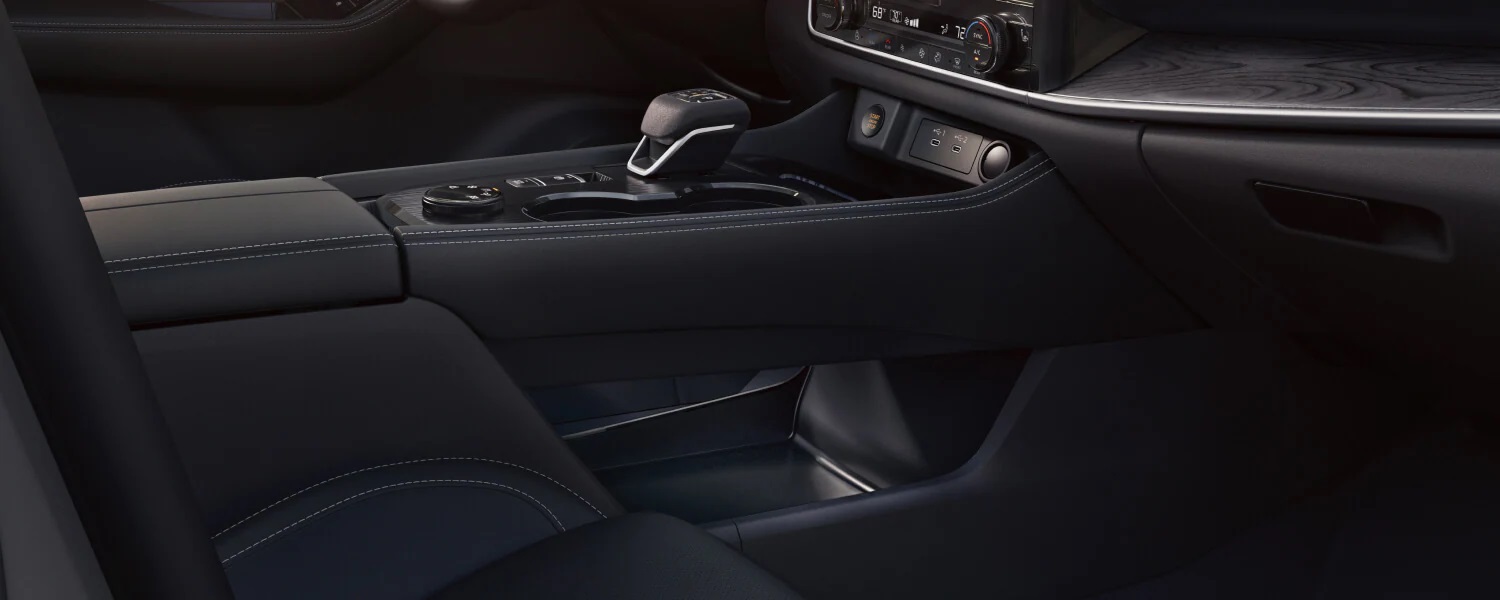 2025 Nissan Rogue Cupholder Area