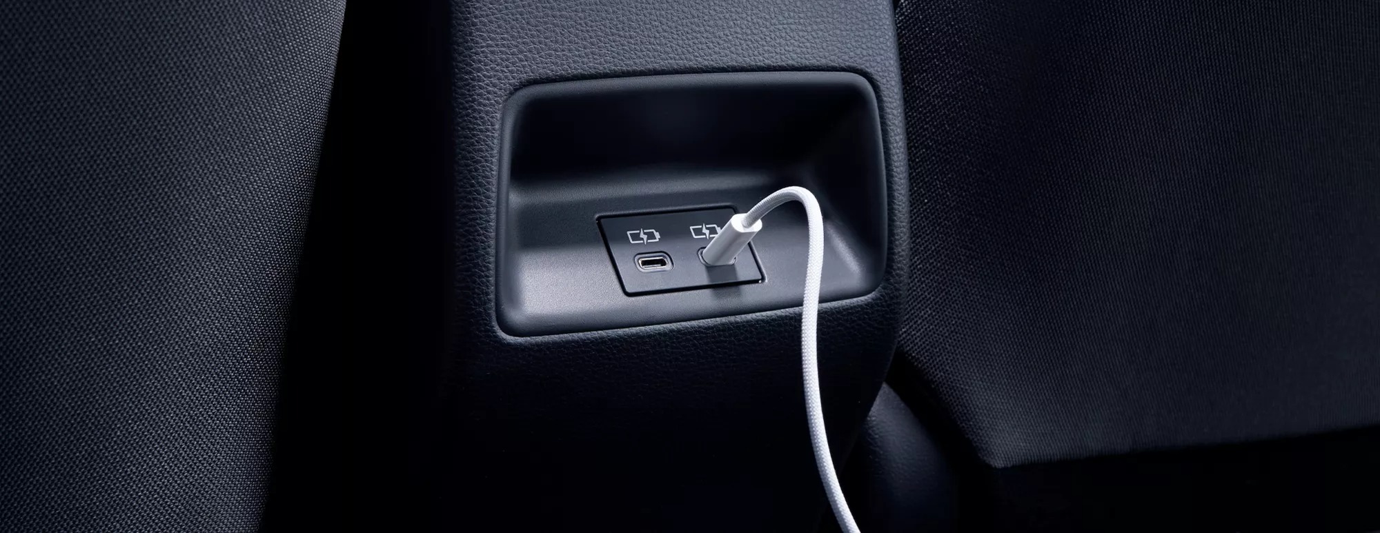 2024 Toyota Corolla Rear Charging Ports