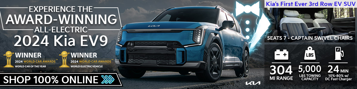 The Award Winning All-Electric 2024 Kia EV9