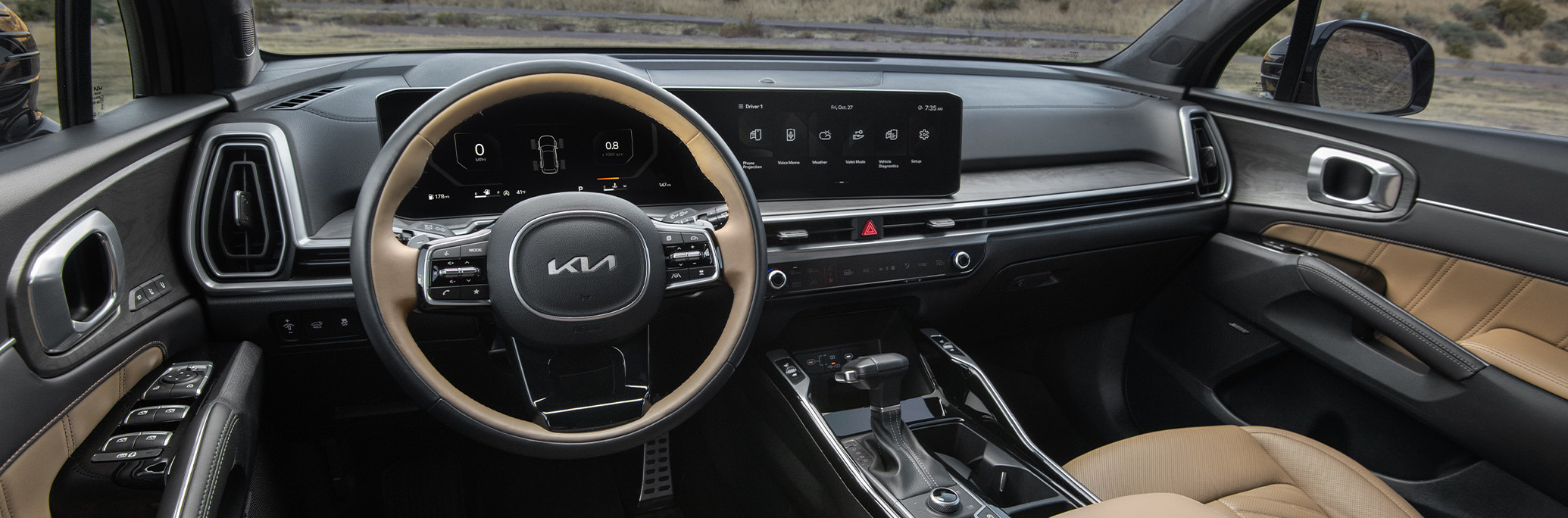 2025 Kia Sorento Front Cabin