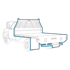 flatbed body work truck