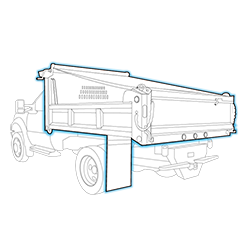 dump body work truck