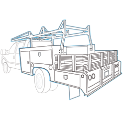 combo body work truck