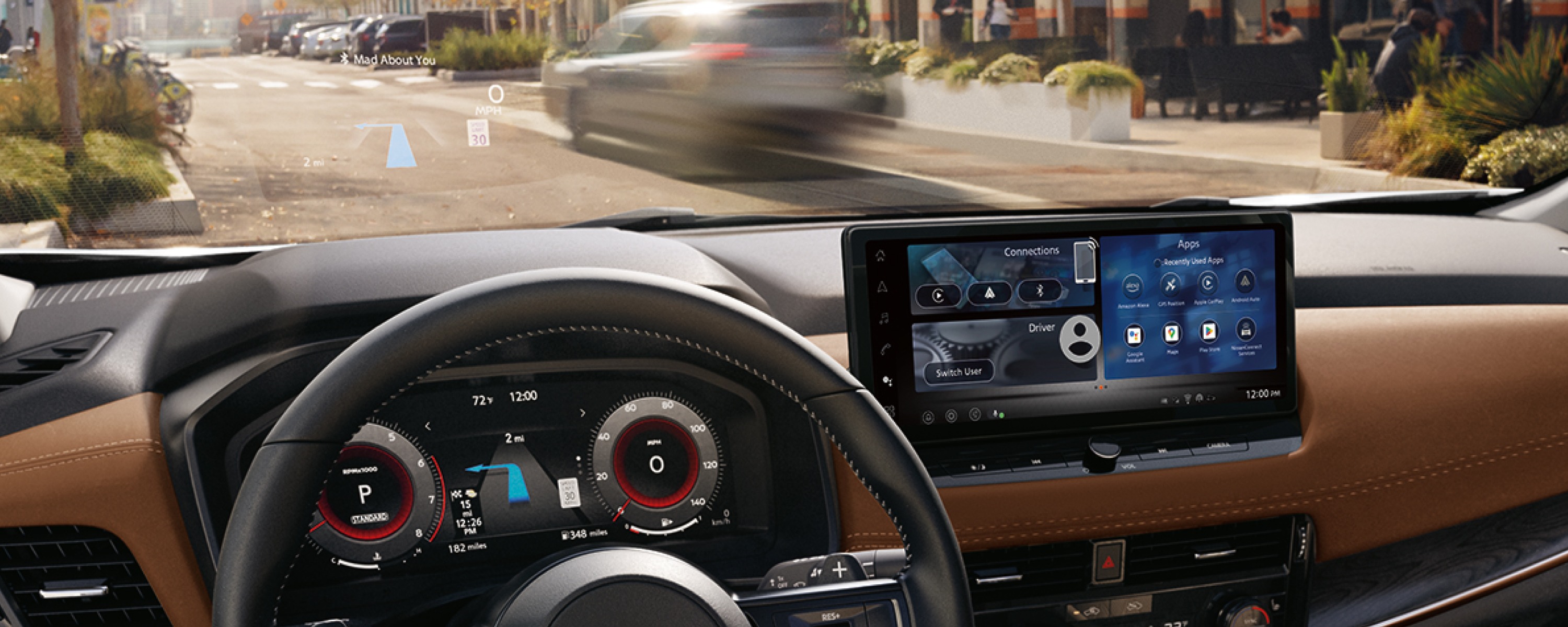 2024 Nissan Rogue Displays