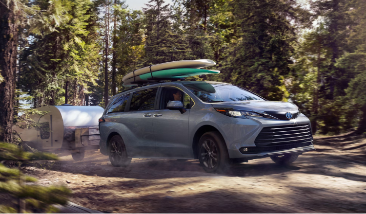 Mazda driving on dirt road