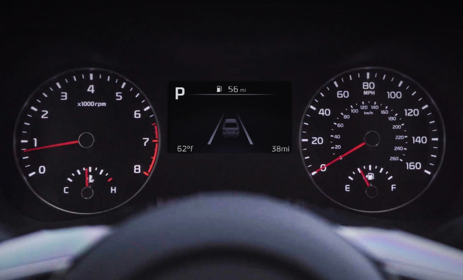 2024 Kia Forte 4.2-inch Instrument Display