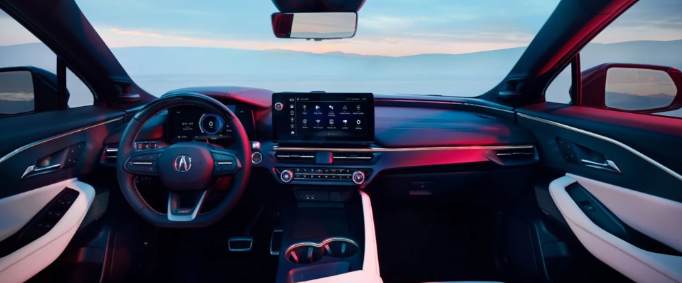 El interior es moderno y sofisticado.