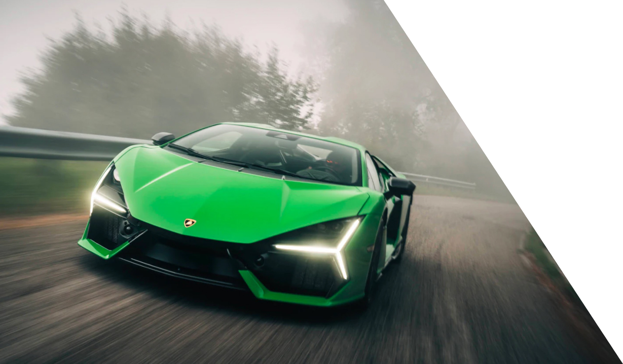 Green Lamborghini