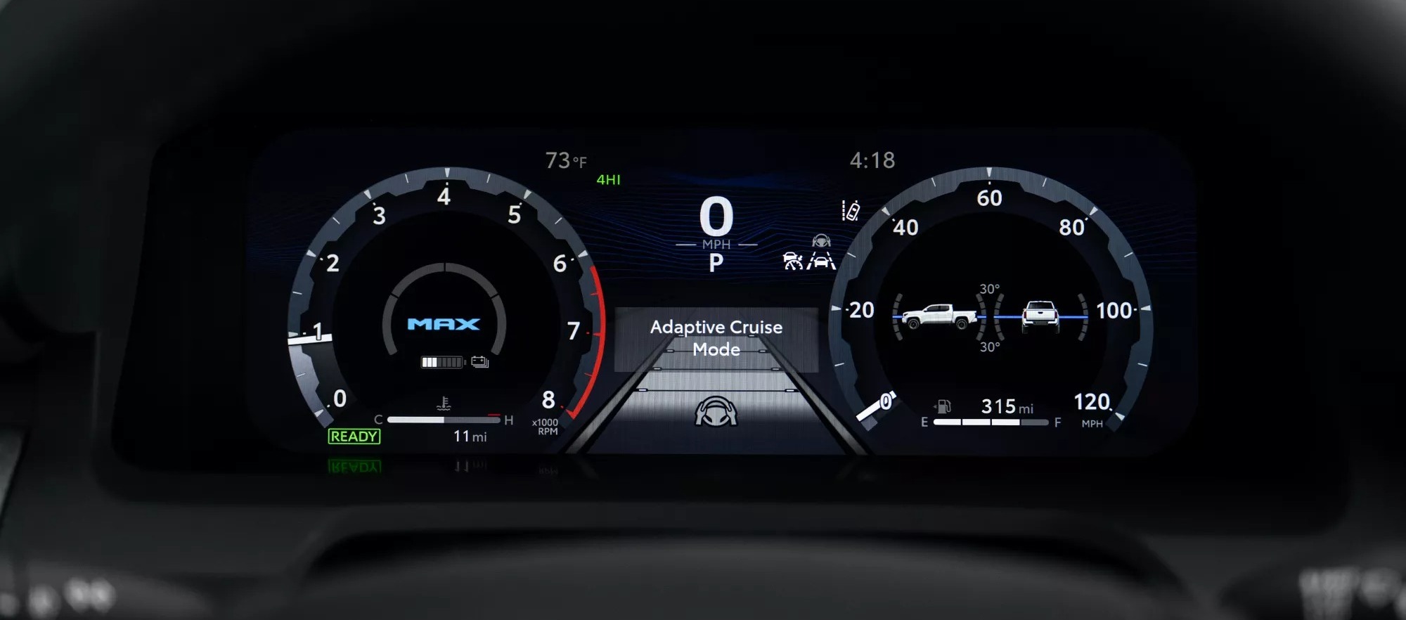 2024 Toyota Tacoma Multi-Information Display