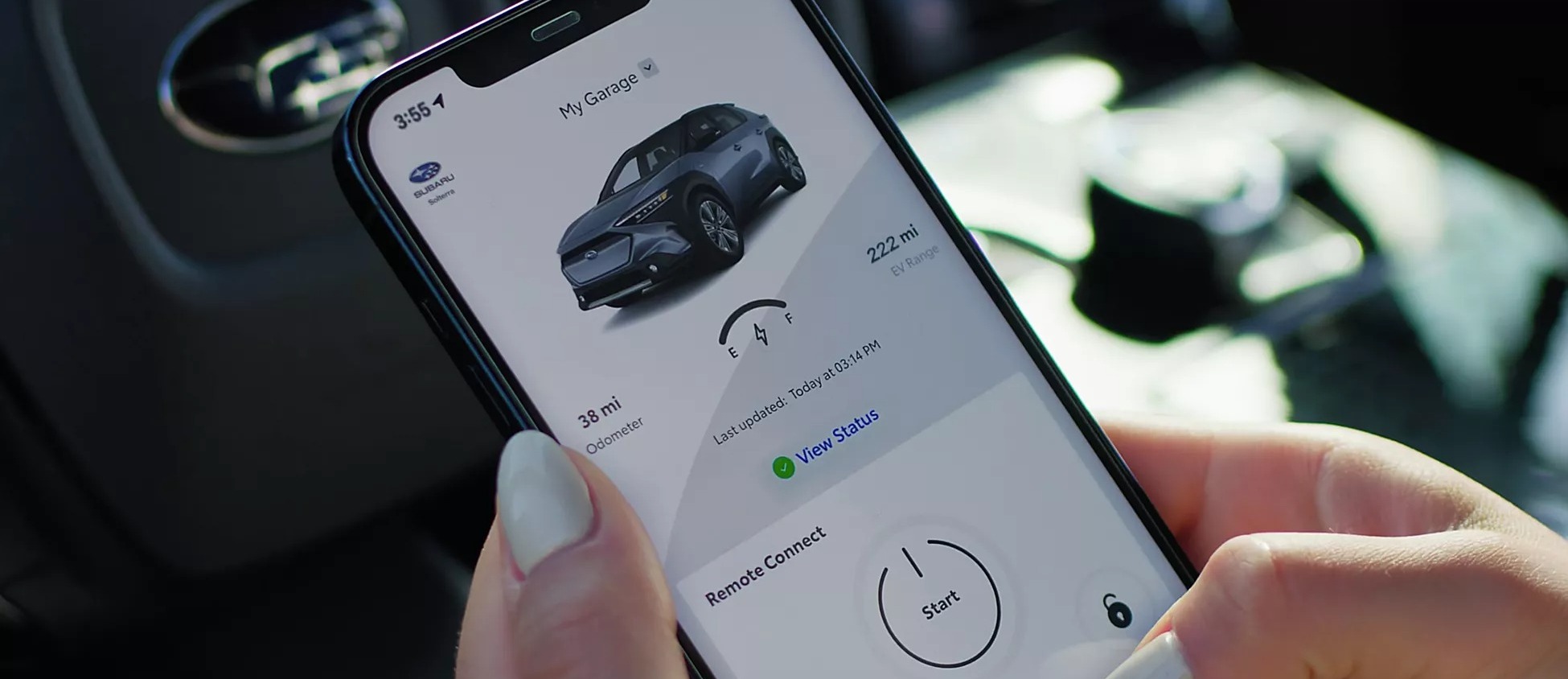 Use the MySubaru App to Check Your Range!