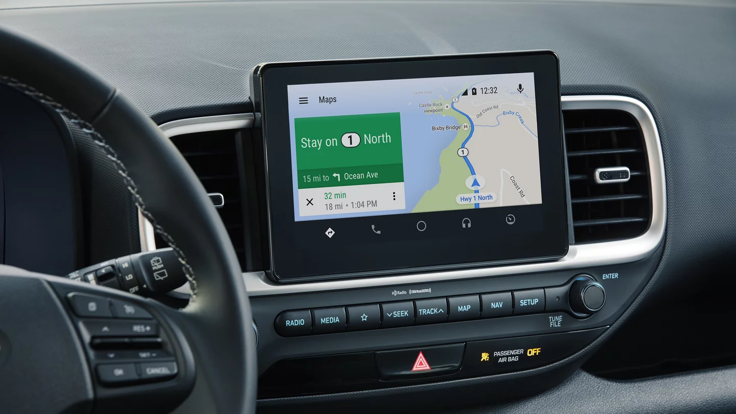 2025 Hyundai VENUE Infotainment Screen with Navigation