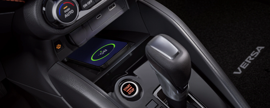 2025 Nissan Versa Wireless Charging