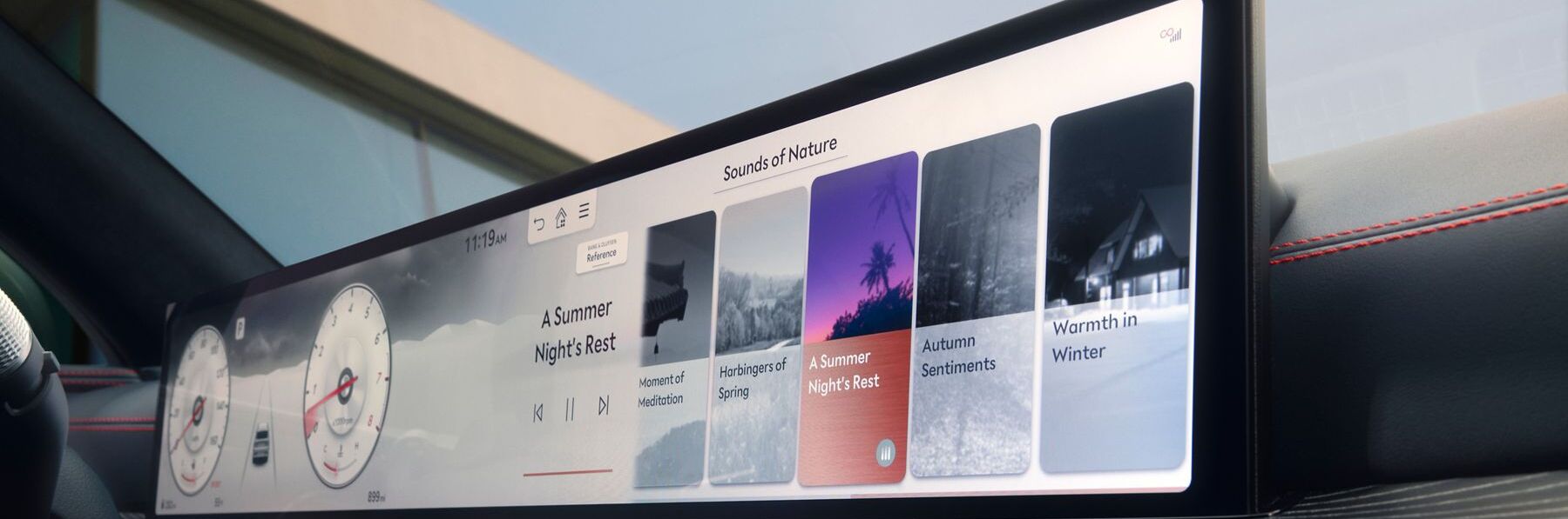 2025 Genesis GV80 Coupe Infotainment System and Gauge Cluster