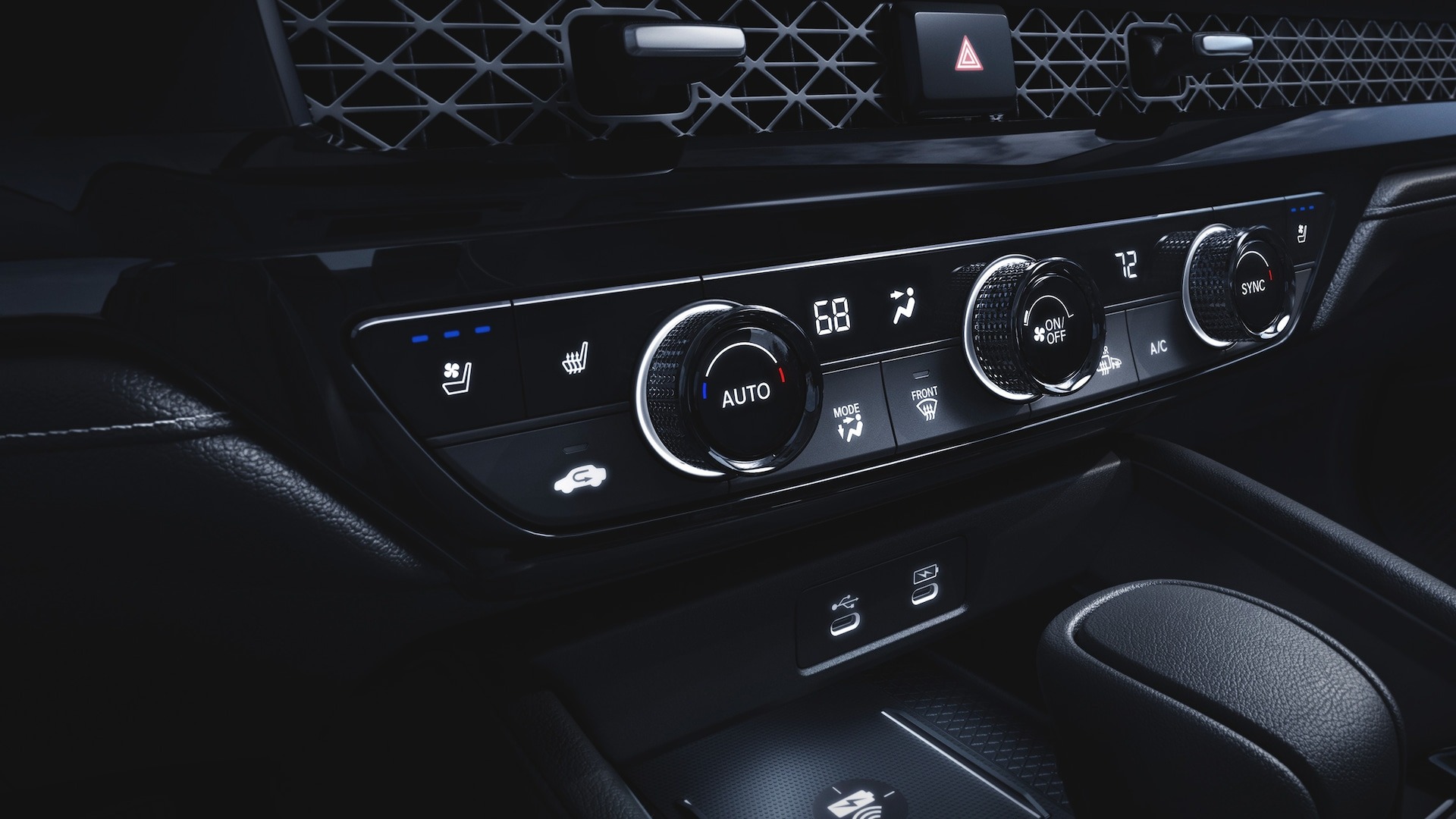 2025 Honda Accord Climate Controls