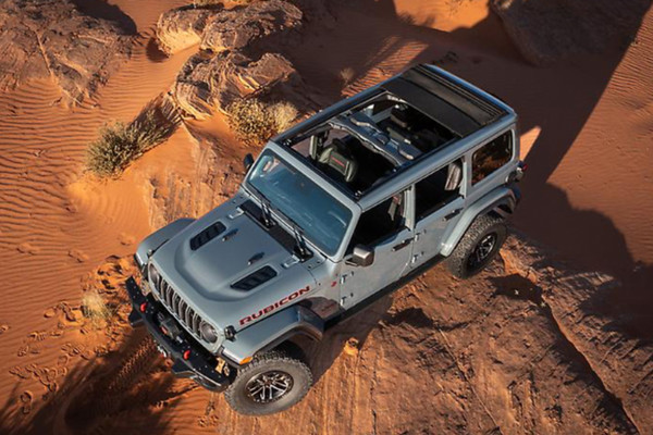 2025 Jeep Wrangler Aerial View