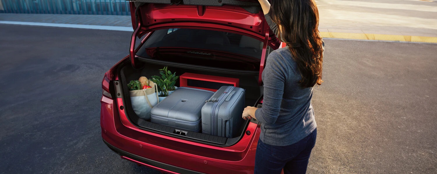 Spacious Trunk of the 2025 Nissan Versa