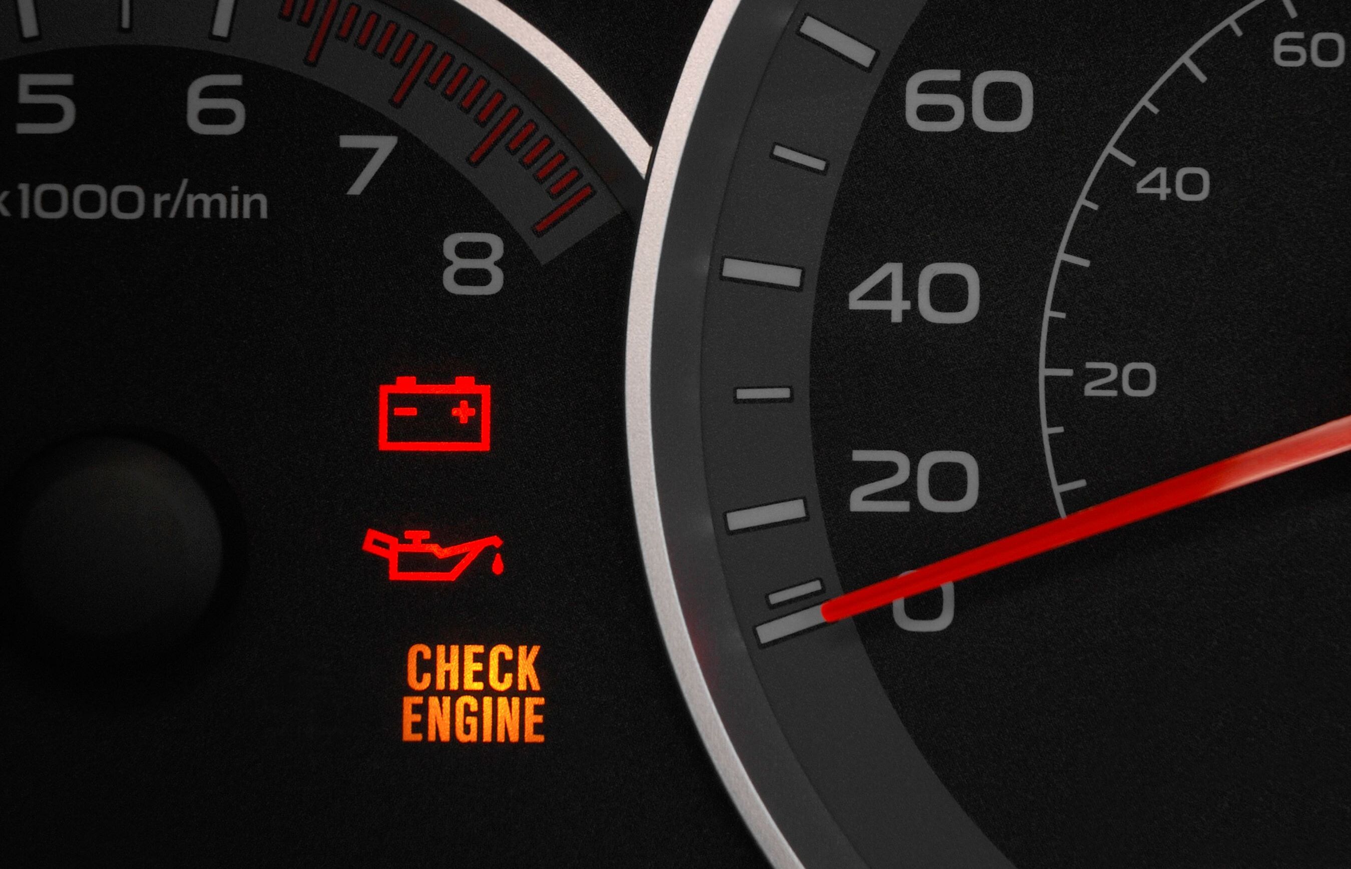 Don't Forget to Check Your Dashboard for Warning Icons