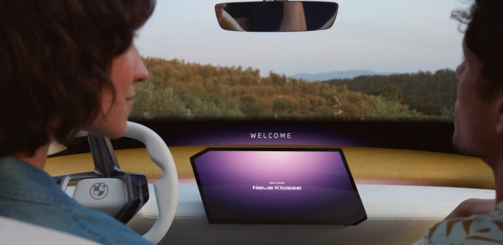 BMW Vision Neue Klasse Touchscreen