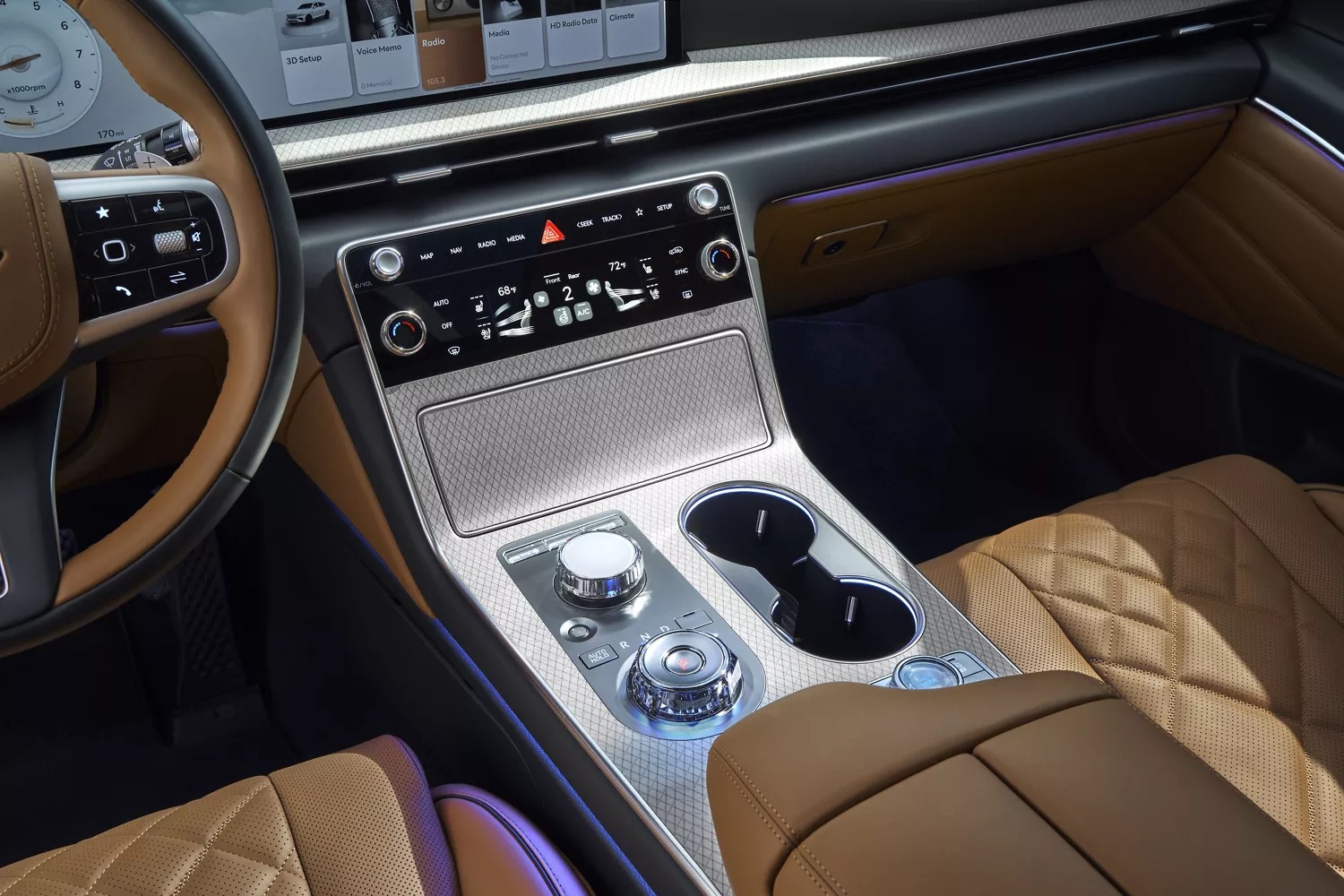 2025 Genesis GV80 Center Console
