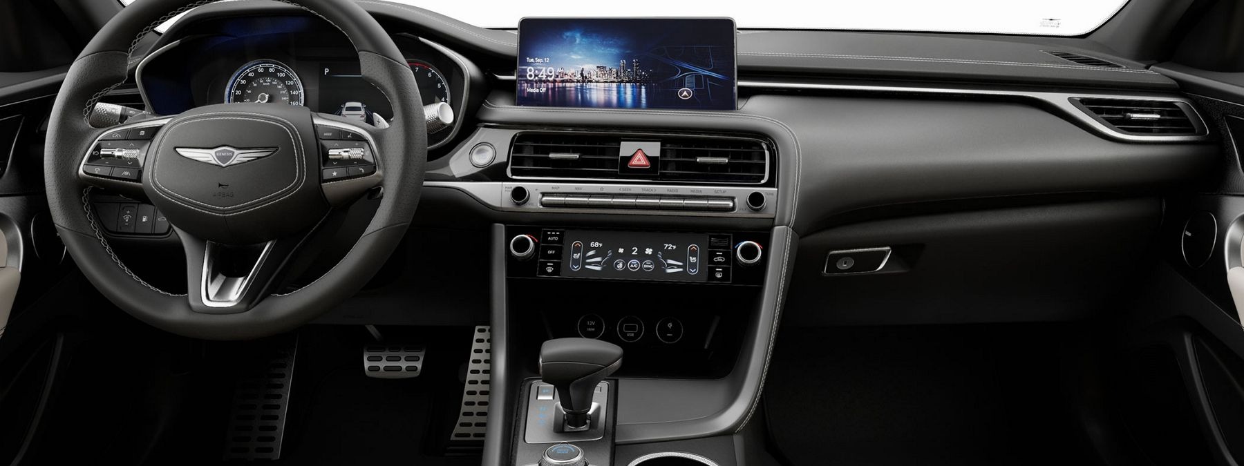 2025 Genesis G70 2.5T Sport Prestige Dashboard