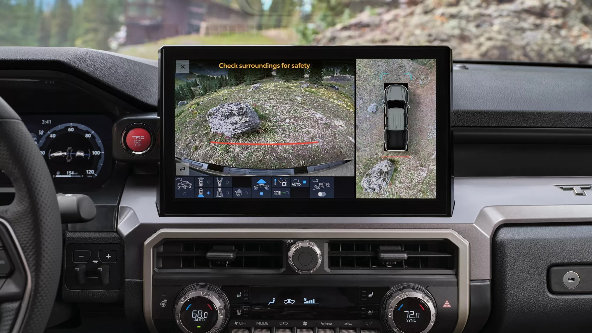 2025 Toyota Tacoma 3D Panoramic View Monitor